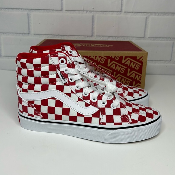 Vans Fillmore Hi Checkerboard sneakers size 6.5 women - Picture 1 of 6